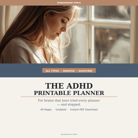 The ADHD Printable Planner — Complete Bundle (Both Editions)