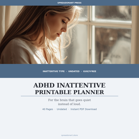 The ADHD Printable Planner — Inattentive Edition